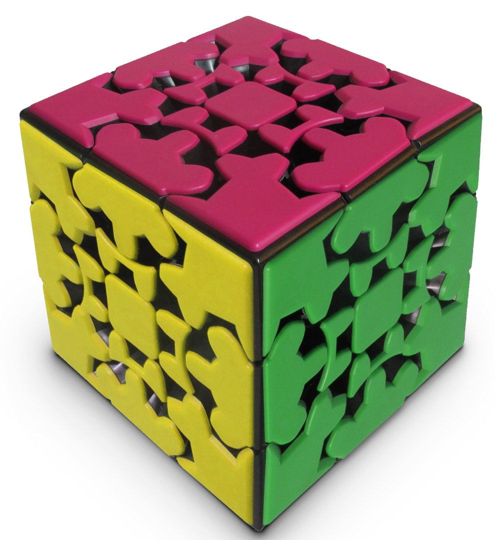 Zauberwürfel Geduldsspiel Meﬀert´s Gear Cube XXL Puzzle Denksport 